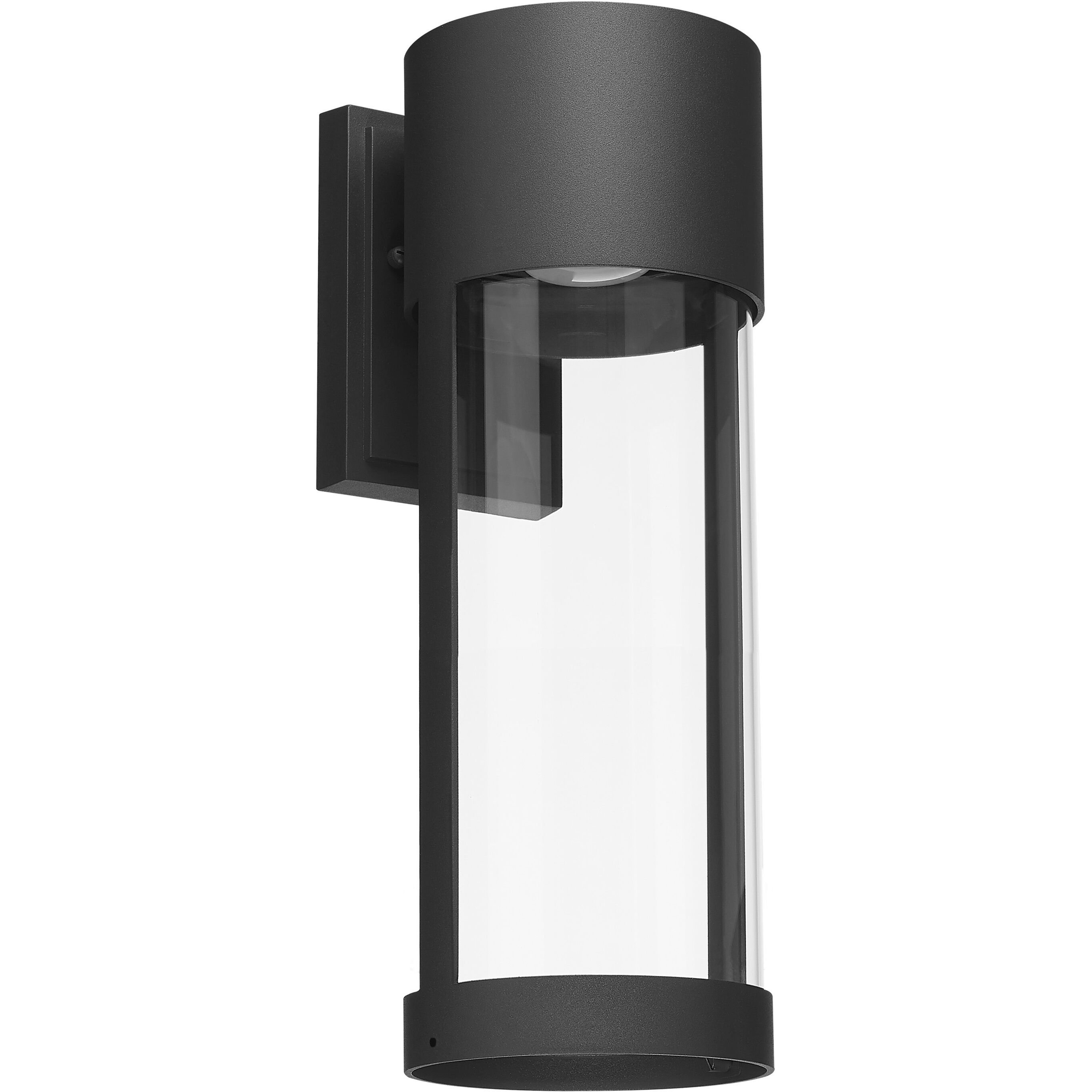 Trefor LED 18 inch Powder Coated Black Outdoor Wall Sconce